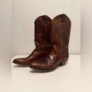 Women’s  Brown Leather Western Cowboy Boots